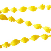 Gele Crepe Papier Slinger 6m